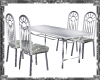Silver Leaf Dining Table