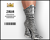 ~Glam Booties Silver