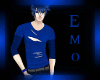 Emo Blue Ripped