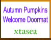 Pumpkins Welcome Doormat