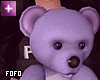M/F hold teddy (violet)