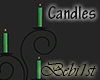 [Bebi] Grn/blk candles
