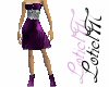 Purple/silver dress