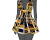 *VERS@CE Black/GoldDress