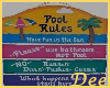 Pool Rules SIgn
