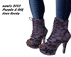 purple & blk lave boots