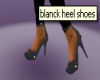 black heel shoes.