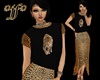 *jf* Leopard Top & Skirt