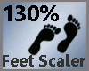 130% Feet Scaler /M