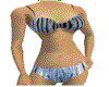 [DA] Zebra stripe Bikini