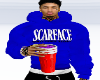 Scarface Hoodie blue