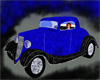 34 FordCoupe Hot Rod Blu