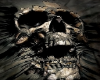 skull background anim
