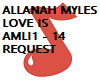 ALLANAH MYLES LOVE IS