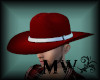 Red/White Cowboy Hat