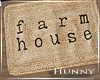 H. Farmhouse Doormat