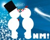 NM! Snowman & Snowgirl
