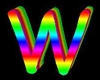 W-letter W Rainbow