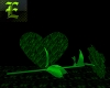 green silk hearts room