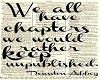 We All Have Chapters