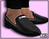 !R Black loafers