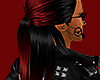 Long Hair Black and Red