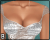 Silver Sheer Club Dress