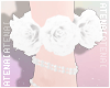 ❄ White Anklet Roses