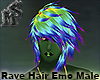 Rave Hair Emo Male