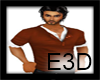 E3D- Red Sports shirt