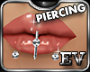 EV Lip Piercings Silver 