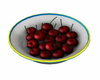 A plate of cherries UA
