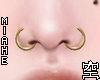空 Nose Ring Gold 空