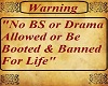 CSD Warning Message