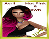 Avril Hot Pink & Brown