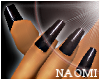 Black Shimmer Nails