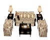 PC Floral Sofa w/poses