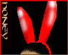 H*Red Bunny Ears