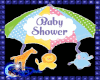 *D* BABY SHOWER POSTER