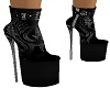 BLACK LEATHER  BOOTS