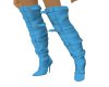 blue buckle boots