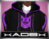 Neon Badass DJ hoody M