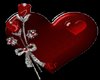 {H} Heart Red Stiker