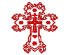 Red Gothic Kreuz