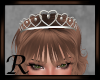 Heart Tiara Crown Silver