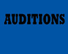 AUDITIONS SIGN