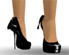 (IKY2) BOW BLACK SHOES