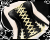 . black yellow corset