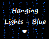 Blue Hanging Lights