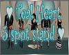 Teal Hearts 5 SpotStand